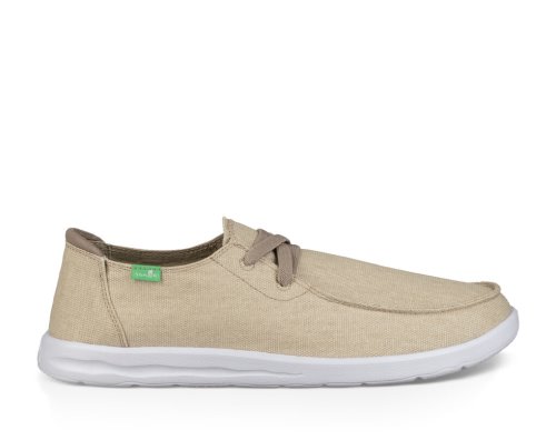 Férfi Sidewalk Surfers - Sanuk Shaka - Sanuk Khaki Cipő XEWVOI714